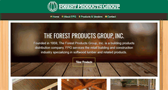 Desktop Screenshot of forestproductsgroup.com